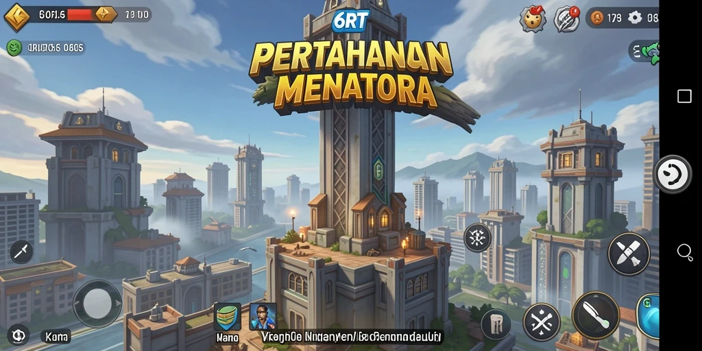 Gameplay seru Tower Defense di 6RT dengan strategi mendebarkan.