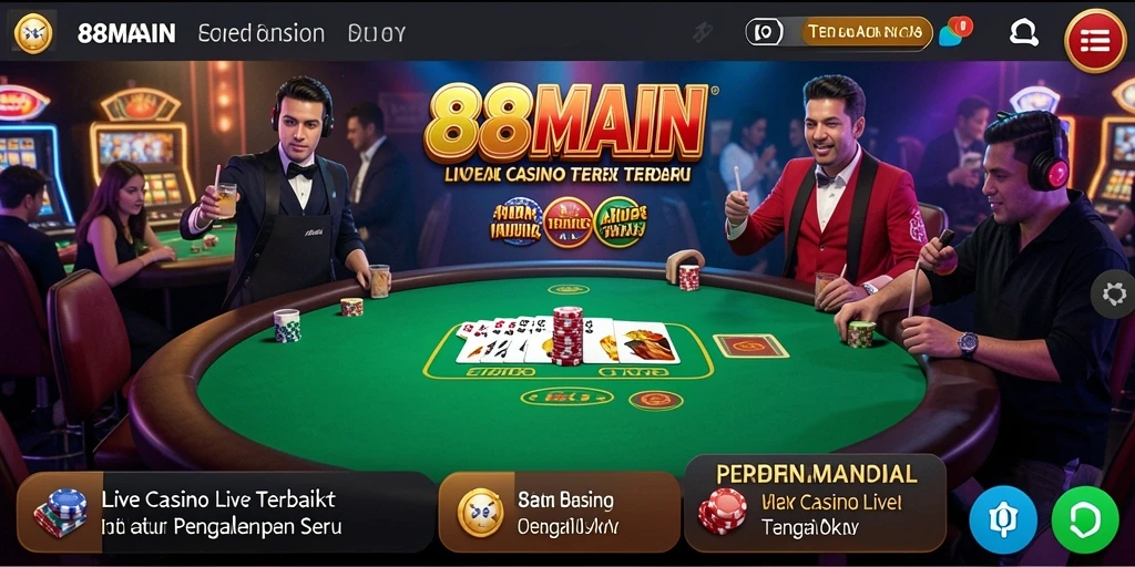 Screenshot gameplay Live Casino yang menarik dan interaktif.