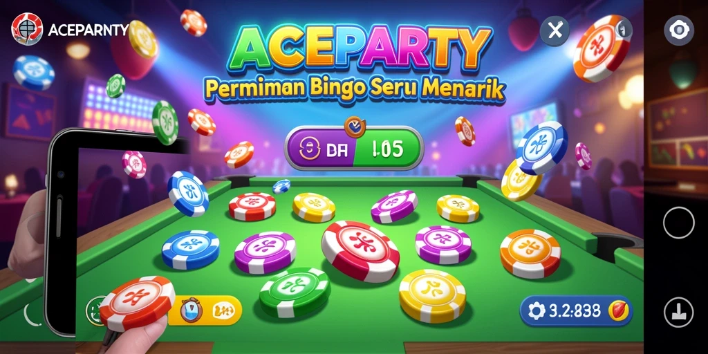 Tampilan gameplay Bingo yang seru dan interaktif di ACEPARTY.