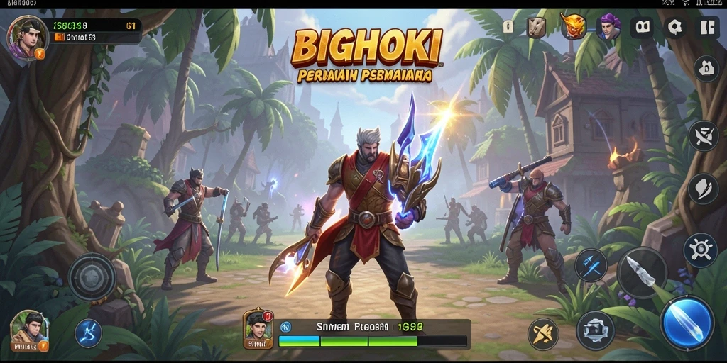 Tampilan menarik dari gameplay BIGHOKI yang penuh tantangan.