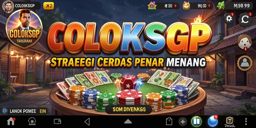 Tampilan gameplay menegangkan dan penuh strategi COLOKSGP.