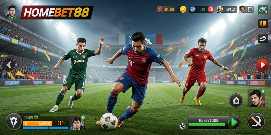 Screenshot gameplay HOMEBET88 yang menggambarkan aksi seru dalam olahraga.