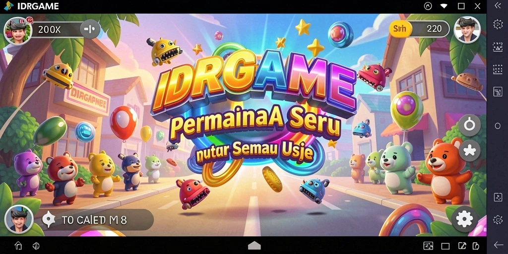 Tampilan gameplay seru di IDRGAME dengan karakter unik dan tantangan menarik.