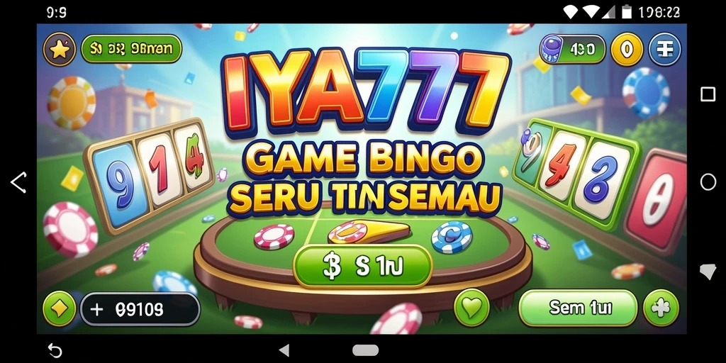 Screenshot gameplay Bingo di IYA777 yang mendebarkan.