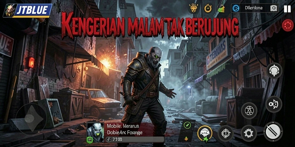Gameplay JTBLUE menampilkan suasana Horror yang menegangkan.