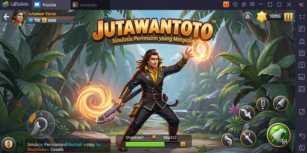 Screenshot gameplay JUTAWANTOTO dengan aksi seru dan interaksi pemain.
