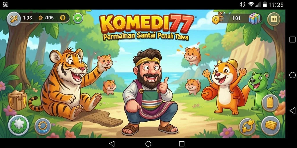 Tampilan menarik dari gameplay KOMEDI77 yang menghibur.