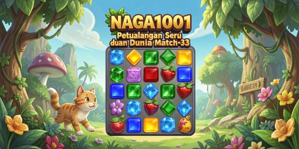Tampilan menakjubkan gameplay NAGA1001 dalam Match-3.
