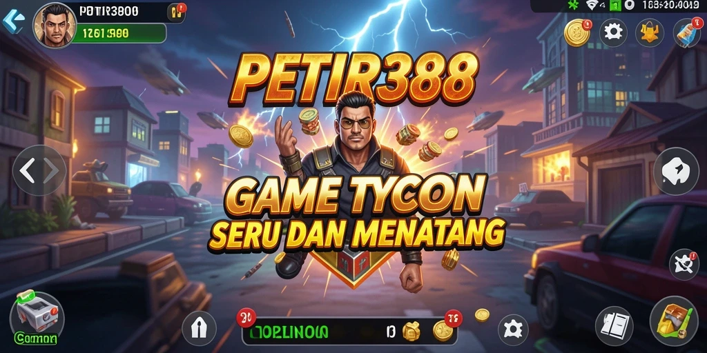 Tampilan gameplay seru dan menantang di PETIR388.
