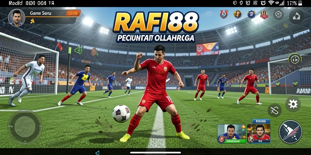 Tampilan gameplay seru di RAFI88 dengan aksi olahraga yang menarik.