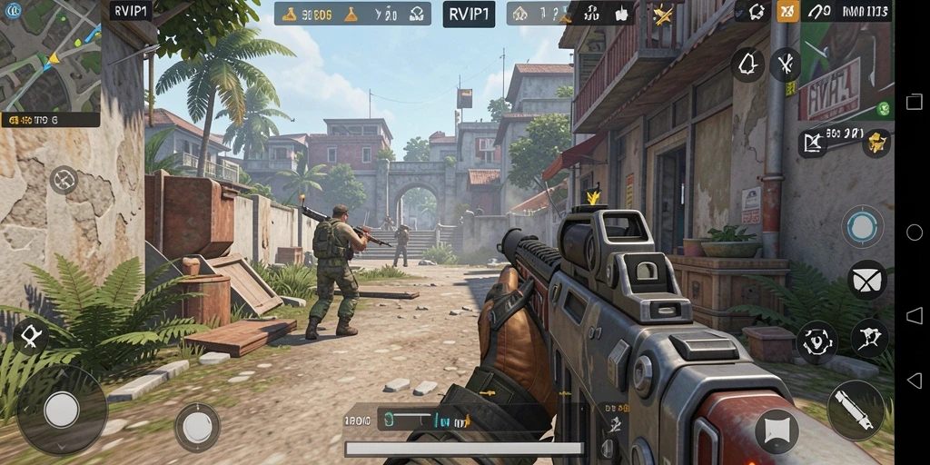 Tampilan menarik dari gameplay RVIP1 yang seru dan penuh aksi.